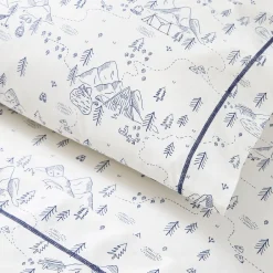 West Elm Glow-in-the-Dark Campsite Sheet Set