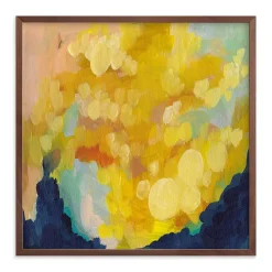 West Elm Goldenrod by Holly Whitcomb Framed Wall Art by Minted for