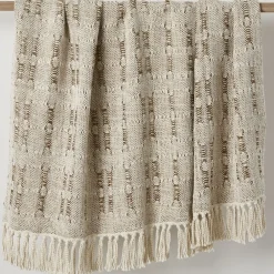 West Elm Grid Woven Throw