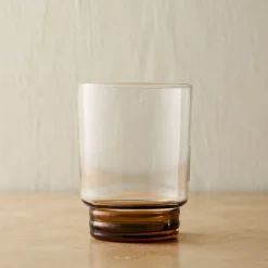 West Elm Grooved Stem Double Old Fashioned Glasses