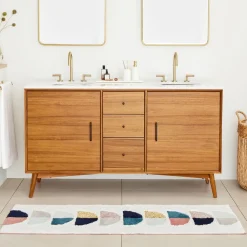 West Elm Half Moons Bath Mat Runner
