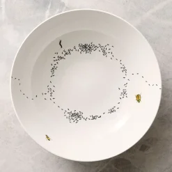 West Elm Halloween Antics Ceramic Serving Bowl