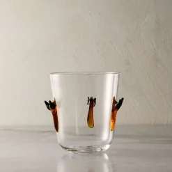 West Elm Halloween Antics Double Old Fashioned Glass Sets