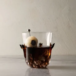 West Elm Halloween Antics Double Old Fashioned Glass Sets