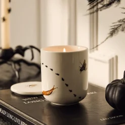 West Elm Halloween Antics Filled Candle - Smoky Moss