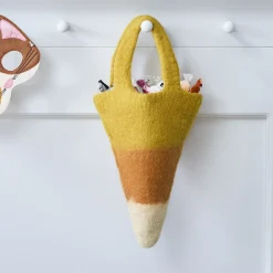 Kids West Elm Halloween Felt Candy Corn Treat Bag