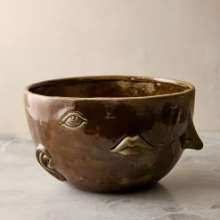 West Elm Halloween Frankenstein Ceramic Large Bowl