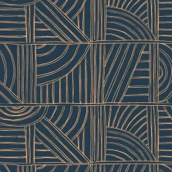 West Elm Hand Drawn Geometrics Wallpaper
