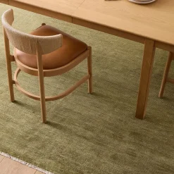 West Elm Hand-Knotted Solid Wool Rug