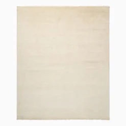 West Elm Hand-Knotted Solid Wool Rug