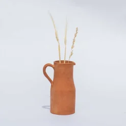 West Elm Handmade Moroccan Terracotta Pitcher
