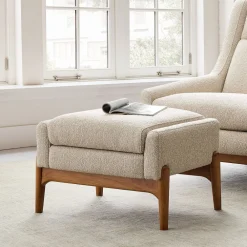 West Elm Hank Ottoman