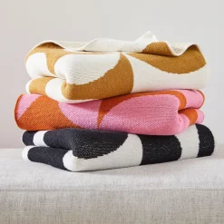 West Elm Happy Habitat Puzzle Eco Throw