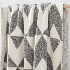 West Elm Happy Habitat Recycled Cotton Throw - Reversed Marled