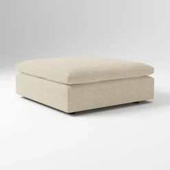 West Elm Harmony Swoop Ottoman