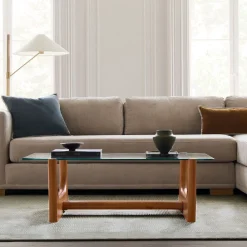 West Elm Harper Solid Wood Coffee Table (46")