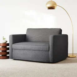 West Elm Harris Fitted Slipcover Apartment Loveseat (50")