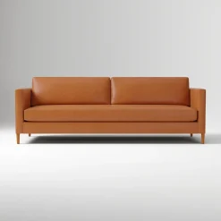 West Elm Harris Loft Leather Sofa (86"–96")
