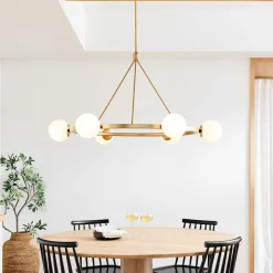 West Elm Hayes Round Light Chandelier (35"–47")