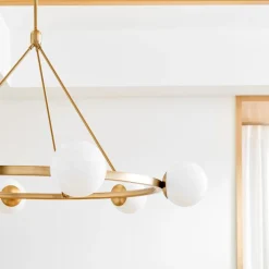 West Elm Hayes Round Light Chandelier (35"–47")
