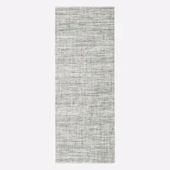West Elm Heathered Basketweave Wool Rug
