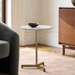 West Elm Hennings Marble Side Table (16")