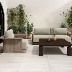 West Elm Herbert Outdoor Coffee Table (50")