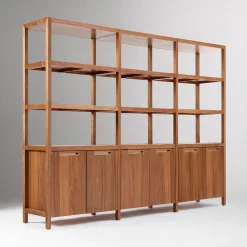 West Elm Hughes Tall Triple Wide Bookcase (99")