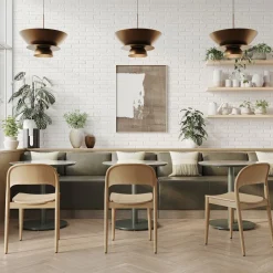 West Elm Hunter Shaped Wood Stacking Chair