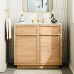 West Elm Hutchinson Oak Single Bathroom Vanity (36")