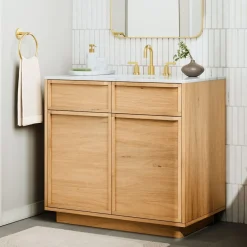 West Elm Hutchinson Oak Single Bathroom Vanity (36")