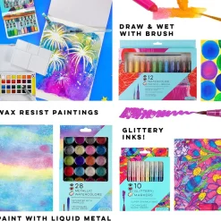 Kids West Elm I Heart Art Watercolor Art Supply Bundle