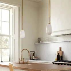 West Elm Imena Glass Pendant (6")