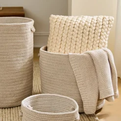 West Elm Indoor/Outdoor Woven Baskets
