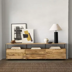 West Elm Industrial Storage Media Console (–)