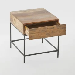 West Elm Industrial Storage Side Table (20")