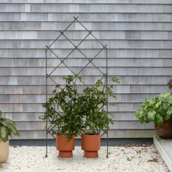 West Elm Iron Lattice Trellis