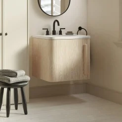 West Elm Isley Single Floating Bathroom Vanity (–)