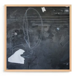 West Elm It's Never Just Black and White Framed Wall Art by Minted for