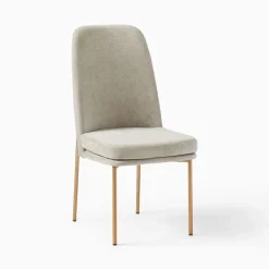 West Elm Jack Metal Frame High-Back Dining Chair