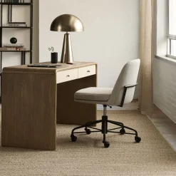 West Elm Jack Metal Frame Swivel Office Chair