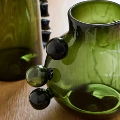 West Elm Jade Artisanal Glass Vases