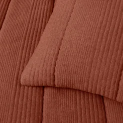 West Elm Jersey Linear Cloud Comforter & Shams