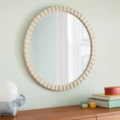 Kids West Elm Joseph Altuzarra Fluted Round Wall Mirror (26")