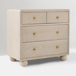 Kids West Elm Joseph Altuzarra Sphere Foot 4-Drawer Dresser (36")
