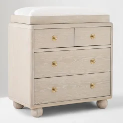Kids West Elm Joseph Altuzarra Sphere Foot 4-Drawer Wide Dresser with Removable Topper (36")