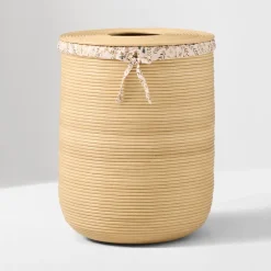 West Elm Joseph Altuzarra Spiral Rattan Hamper