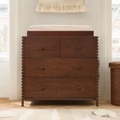 Kids West Elm Josephine 4-Drawer Narrow Dresser with Removable Topper (38")