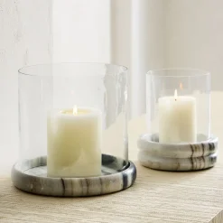 West Elm Kali Marble Hurricanes