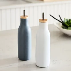 West Elm Kaloh Stoneware Oil & Vinegar Dispensers (Set of 2)